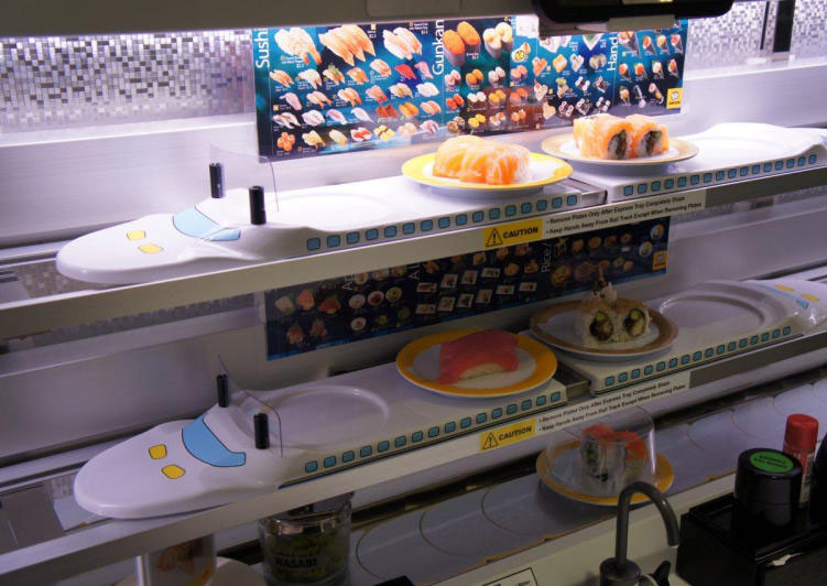 Hong Kong's automated-sushi restaurant: An attempt to not interact with any humans