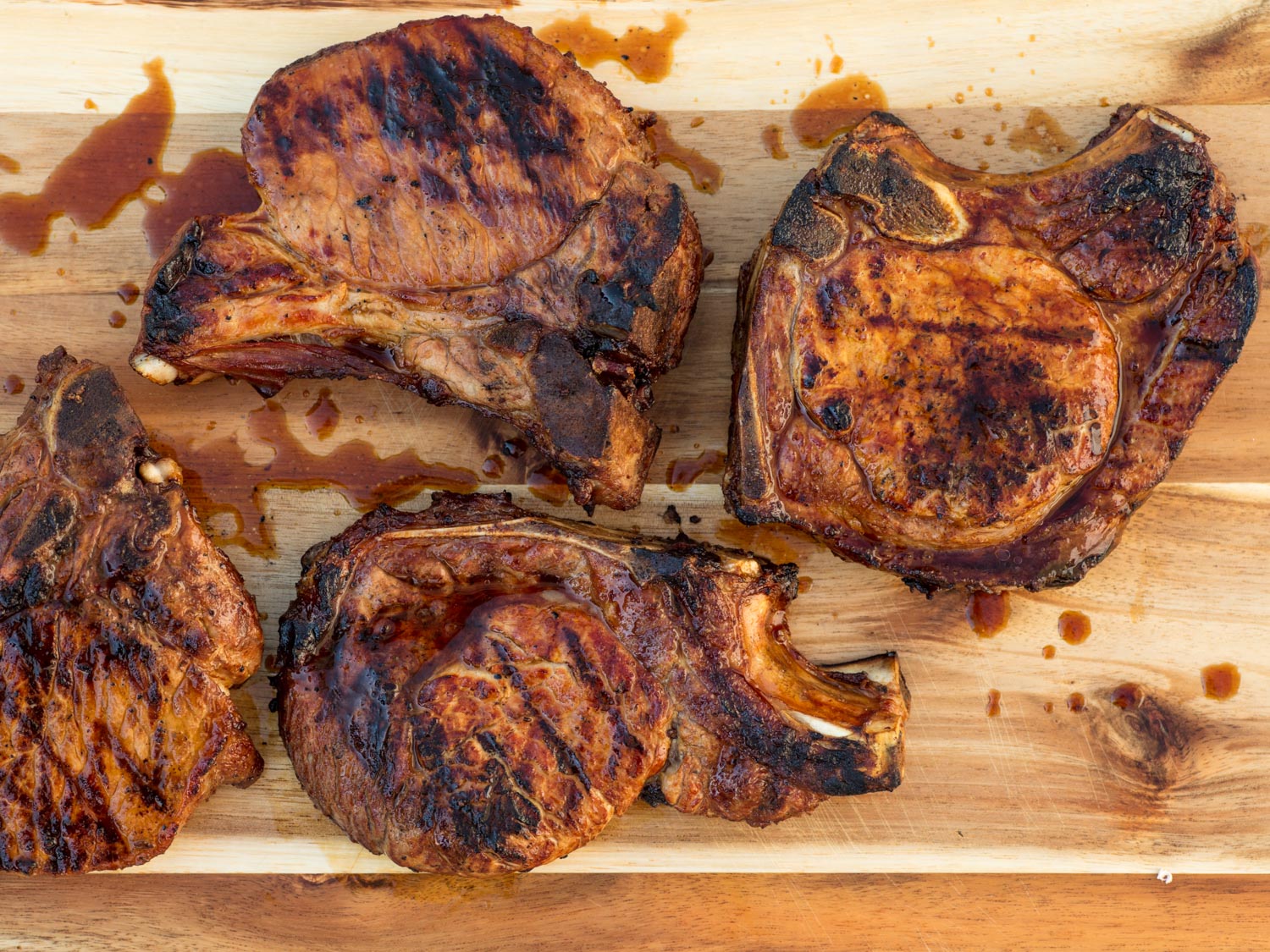 Adobo-Marinated Grilled Pork Chops