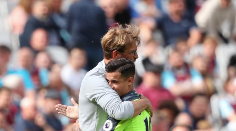 No Reds return for Philippe Coutinho against Manchester City