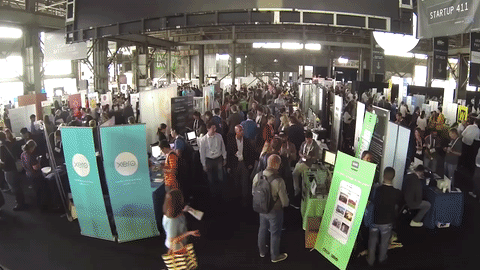 The Startup Alley from this week’s TechCrunch Disrupt San Francisco