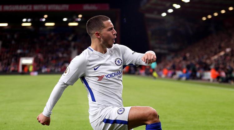 Hazard goal lifts wasteful Chelsea to victory at Bournemouth