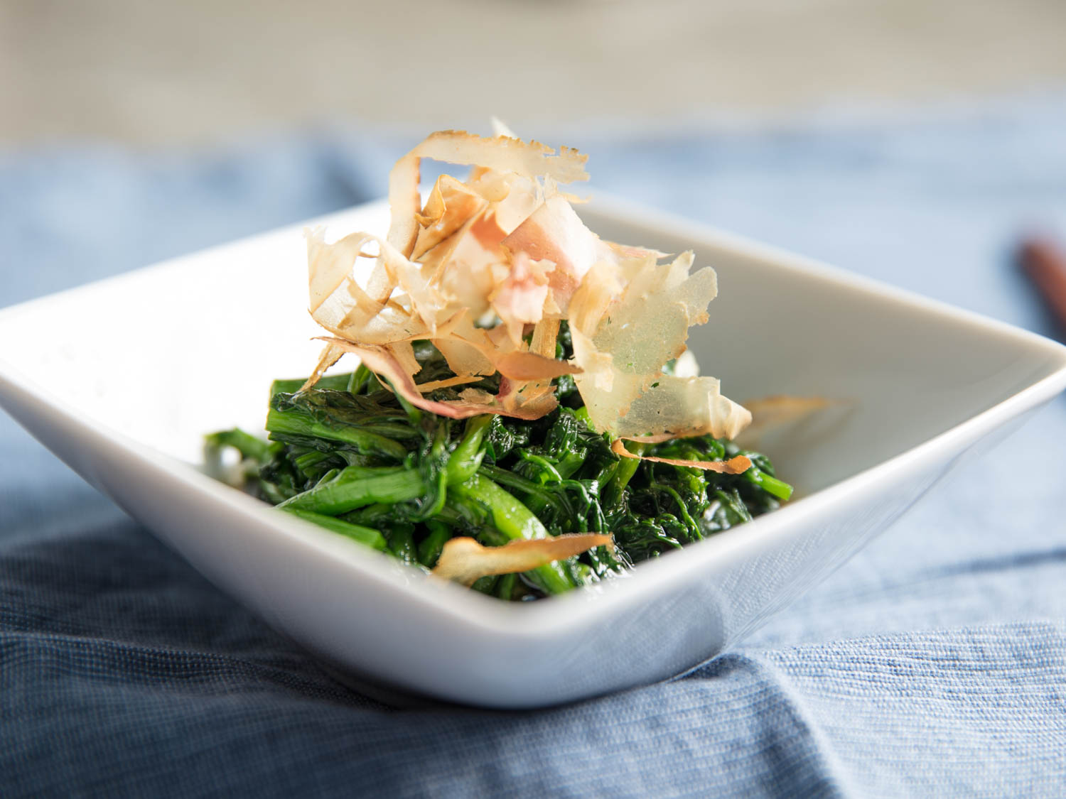 Ohitashi (Japanese Blanched Greens With Savory Broth)
