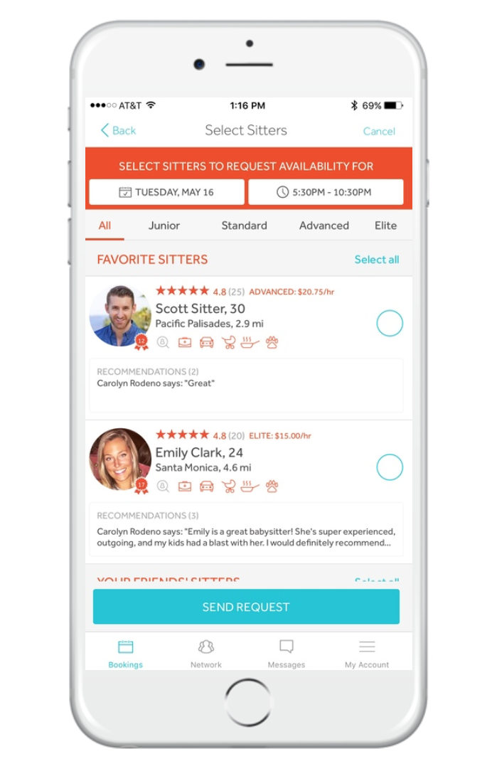 Bambino app helps parents find babysitters recommended by their neighbors
