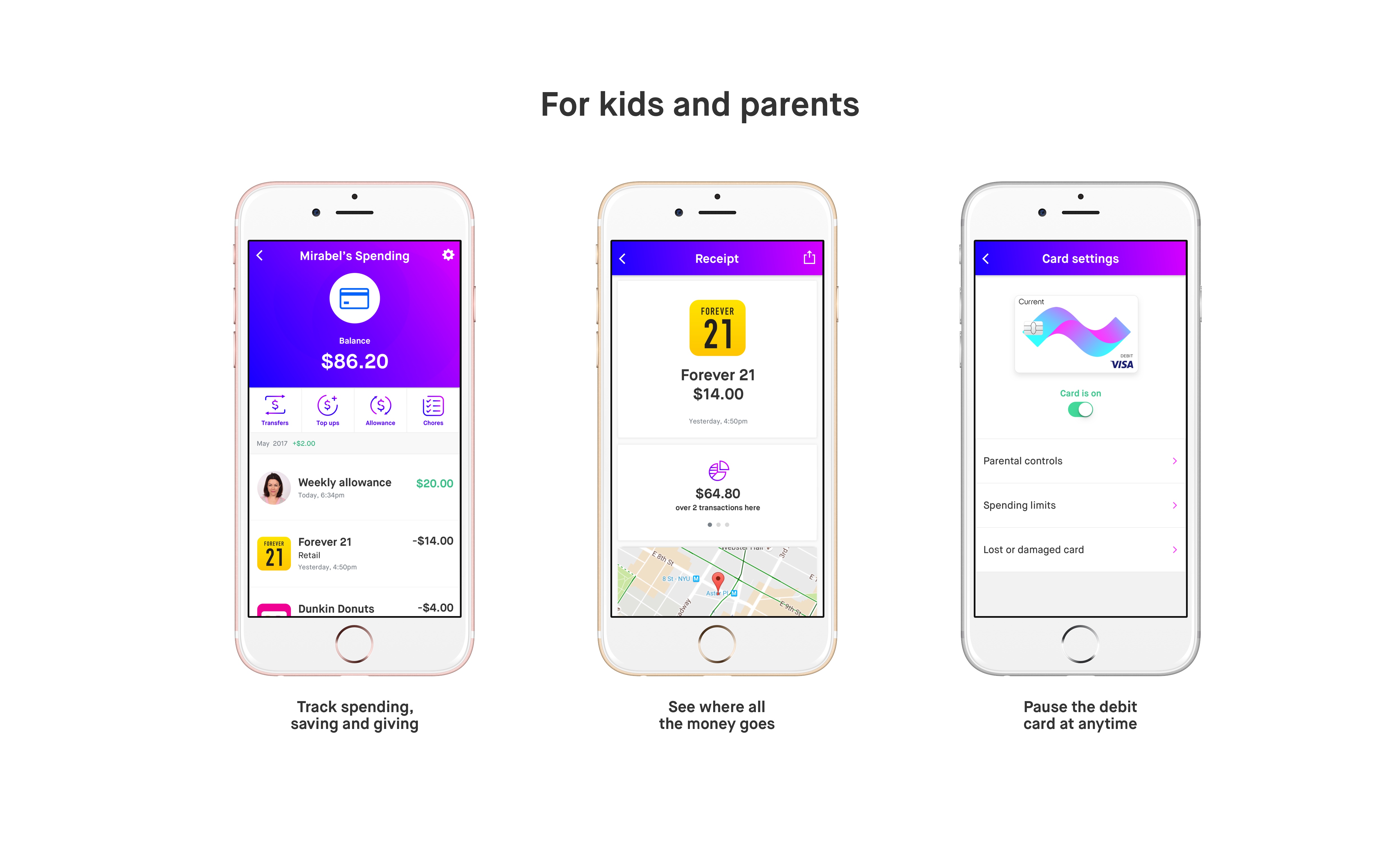 Current raises $5M for its debit card for teens that parents control with an app