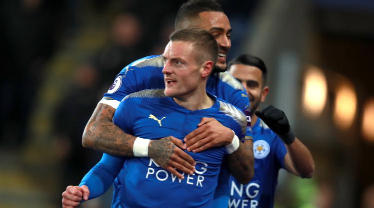 Vardy and Mahrez fire Leicester to victory over Spurs
