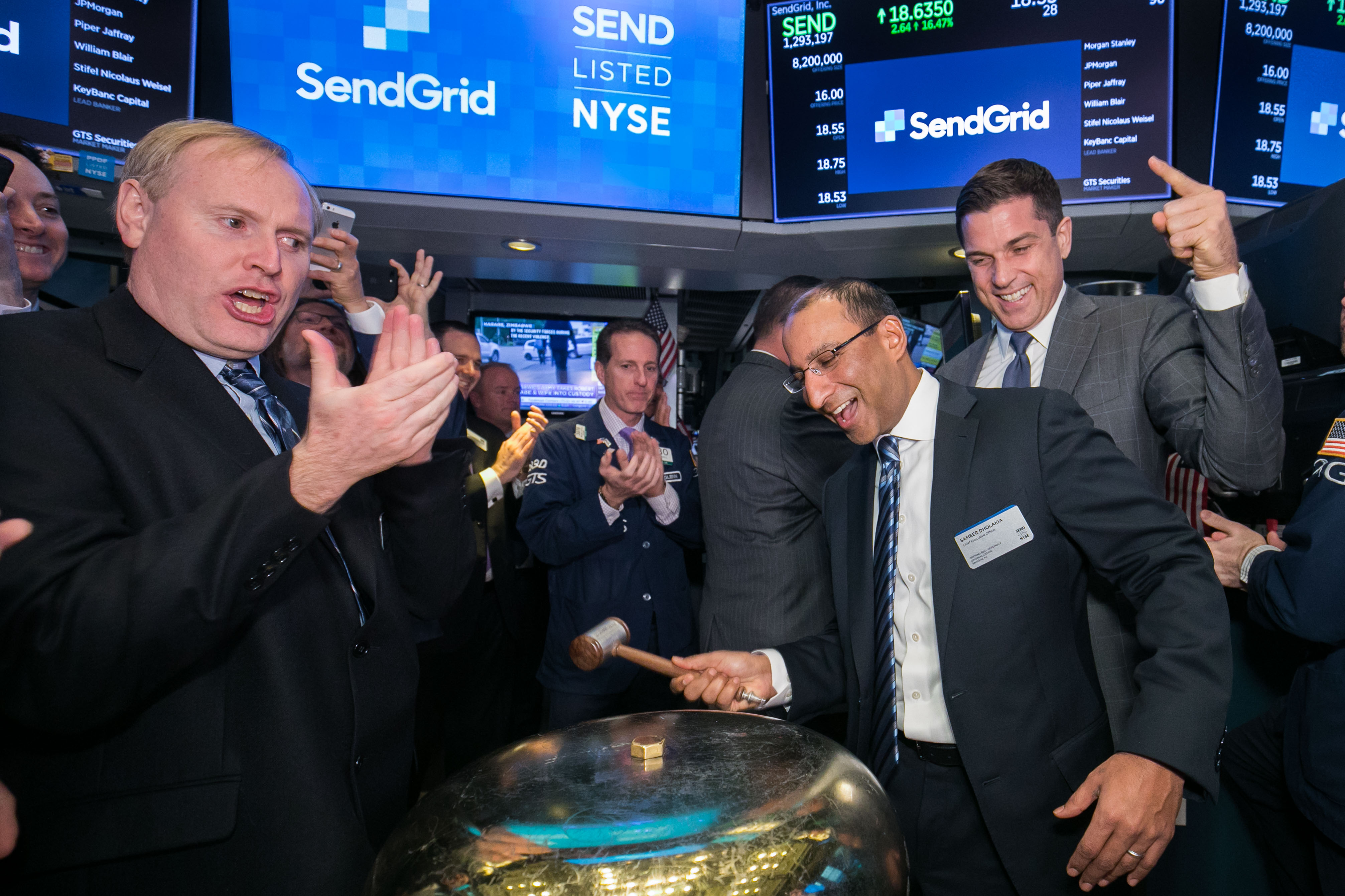 Email marketer SendGrid up 13% following IPO