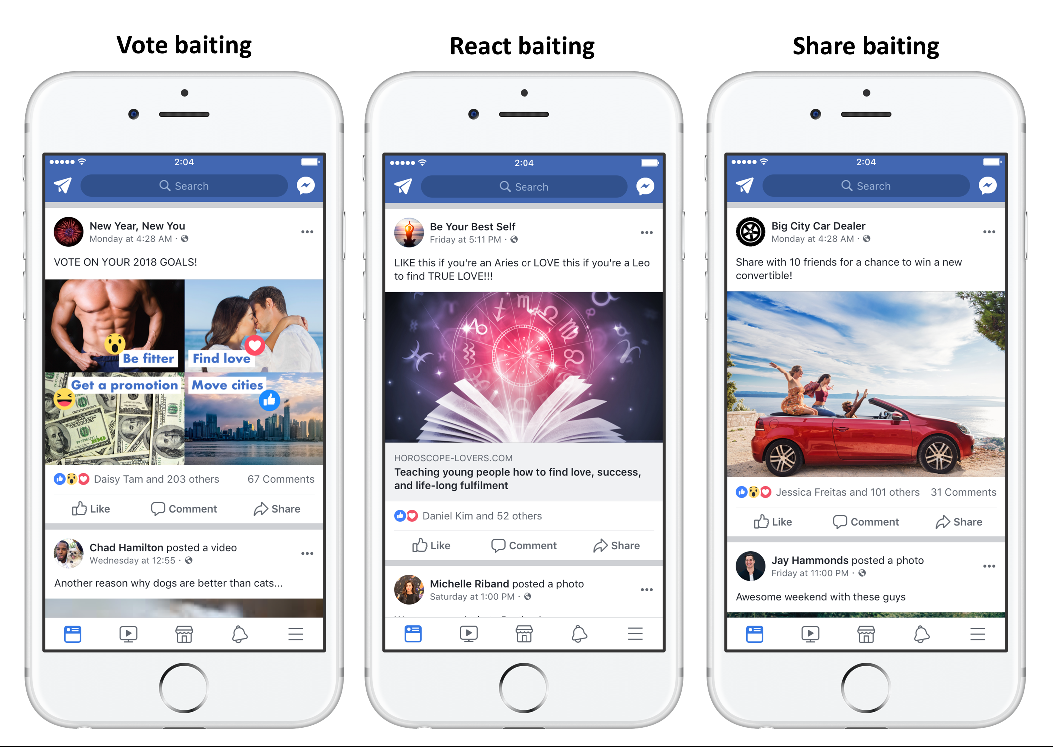 Facebook is clamping down on posts that shamelessly beg for your engagement