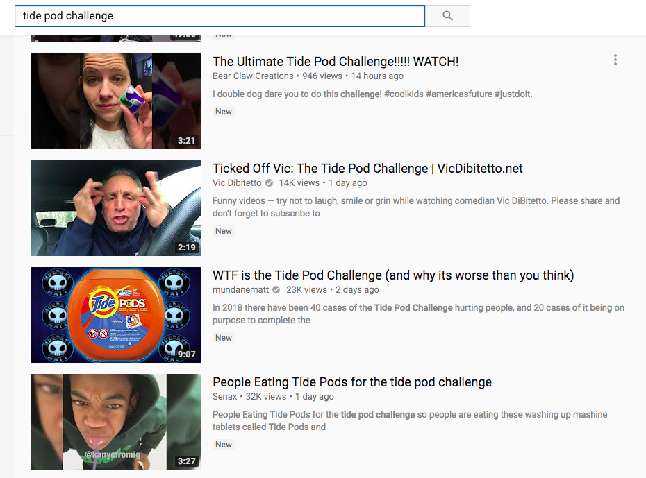 YouTube is pulling Tide Pod Challenge videos