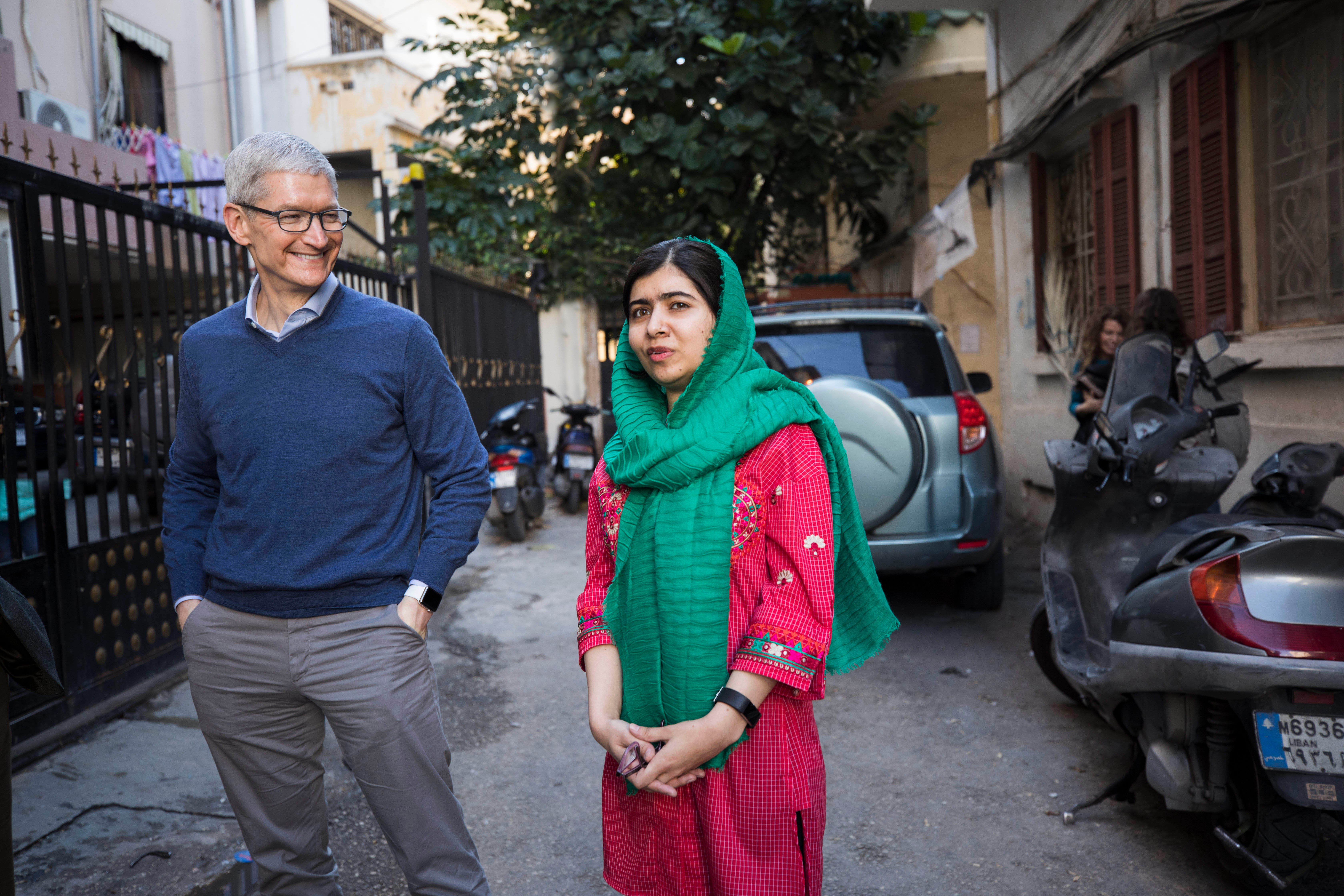 Apple partners with Malala Fund to help girls receive quality education
