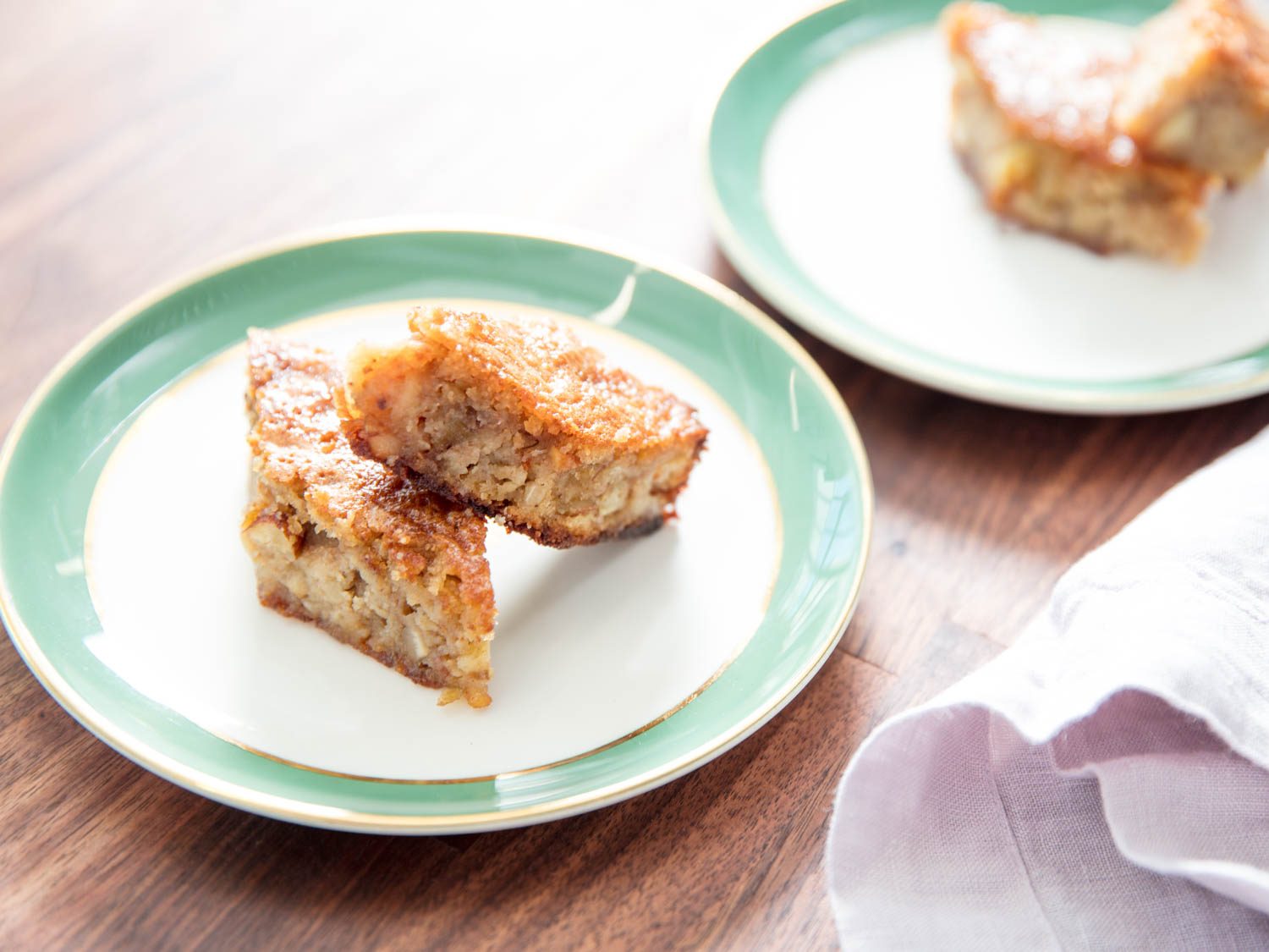 Apple-Ginger Tishpishti (Gluten-Free Almond and Walnut Cake)