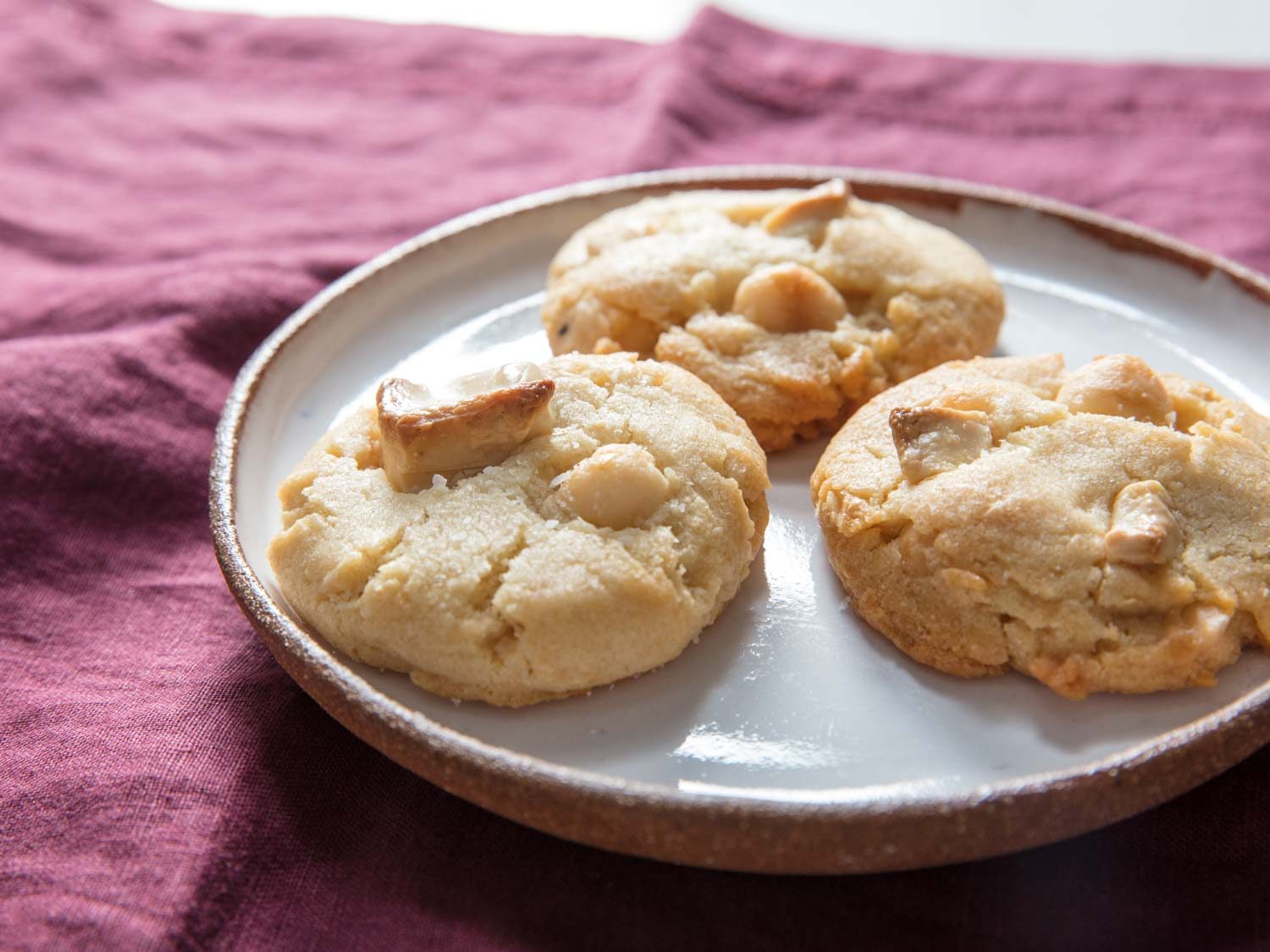 White Chocolate Macadamia Nut Cookies