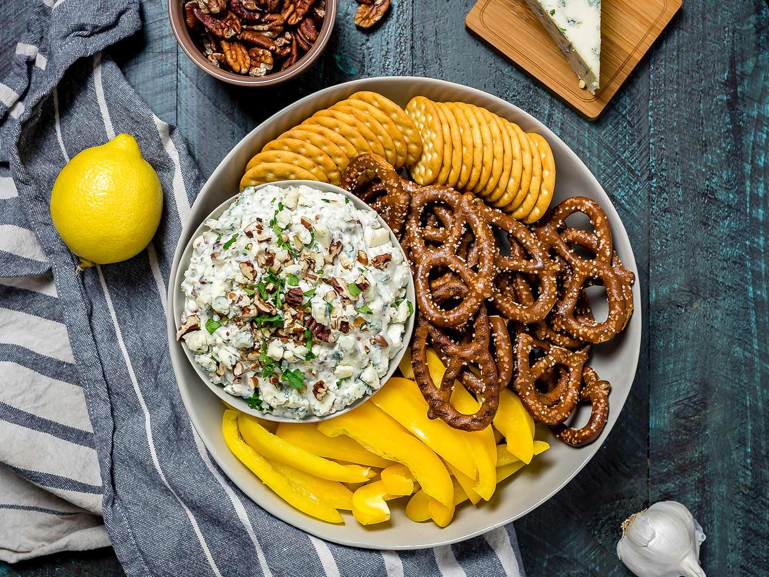 Blue Cheese and Toasted-Pecan Dip
