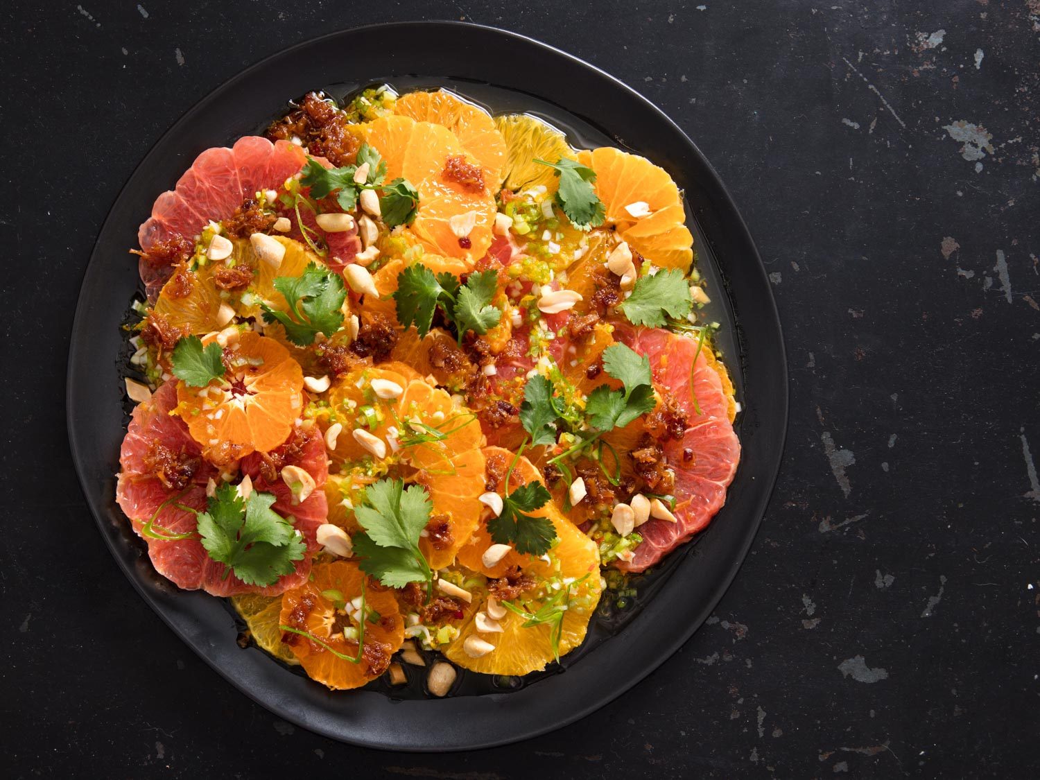 Citrus Salad With XO Sauce and Meyer Lemon Dressing